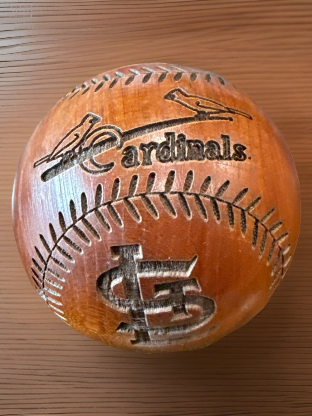 St Louis Cardinals GridWorks Inc. 2000 Special Edition Wooden MLB Baseball